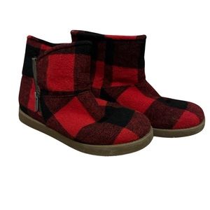 Plaid Booties Size 10M